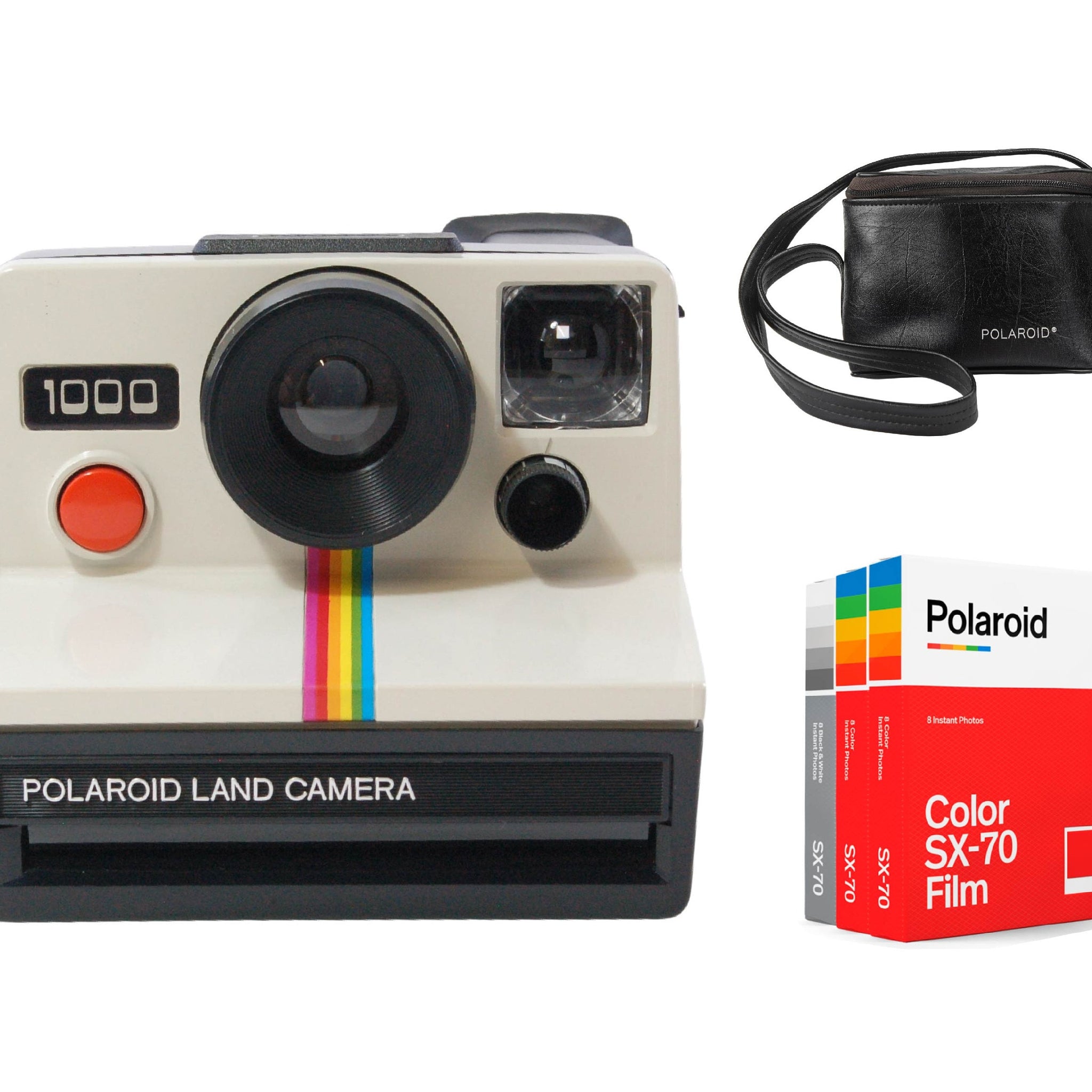 Retro Polaroid Camera Gift Set - Vintage Onestep Land 1000, Polaroid 600, and More - Perfect Birthday Gift for Photography Enthusiasts