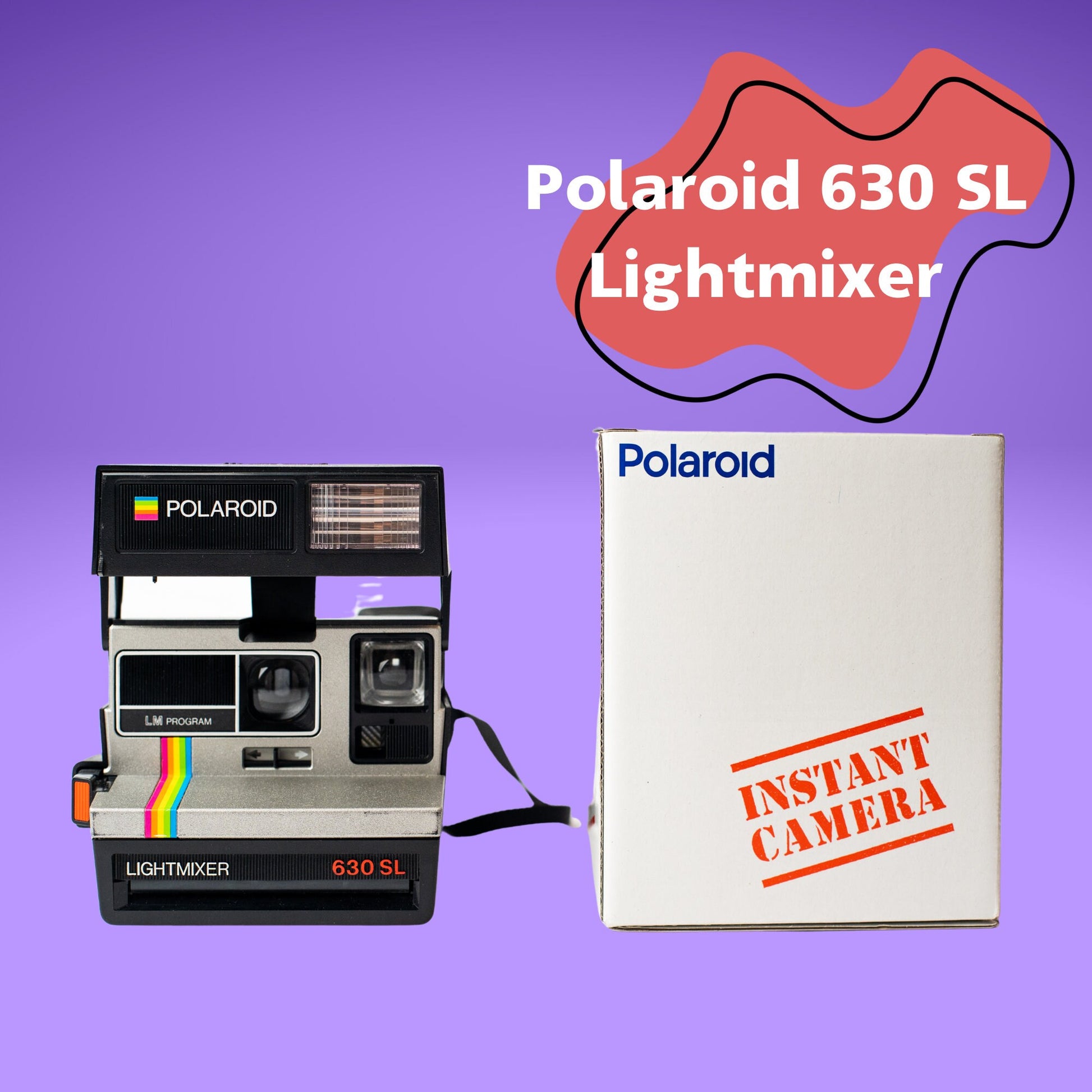 Perfectly Working Polaroid Camera, Polaroid 630 SL Lightmixer, Vintage Instant Camera - Vintage Polaroid Instant Cameras