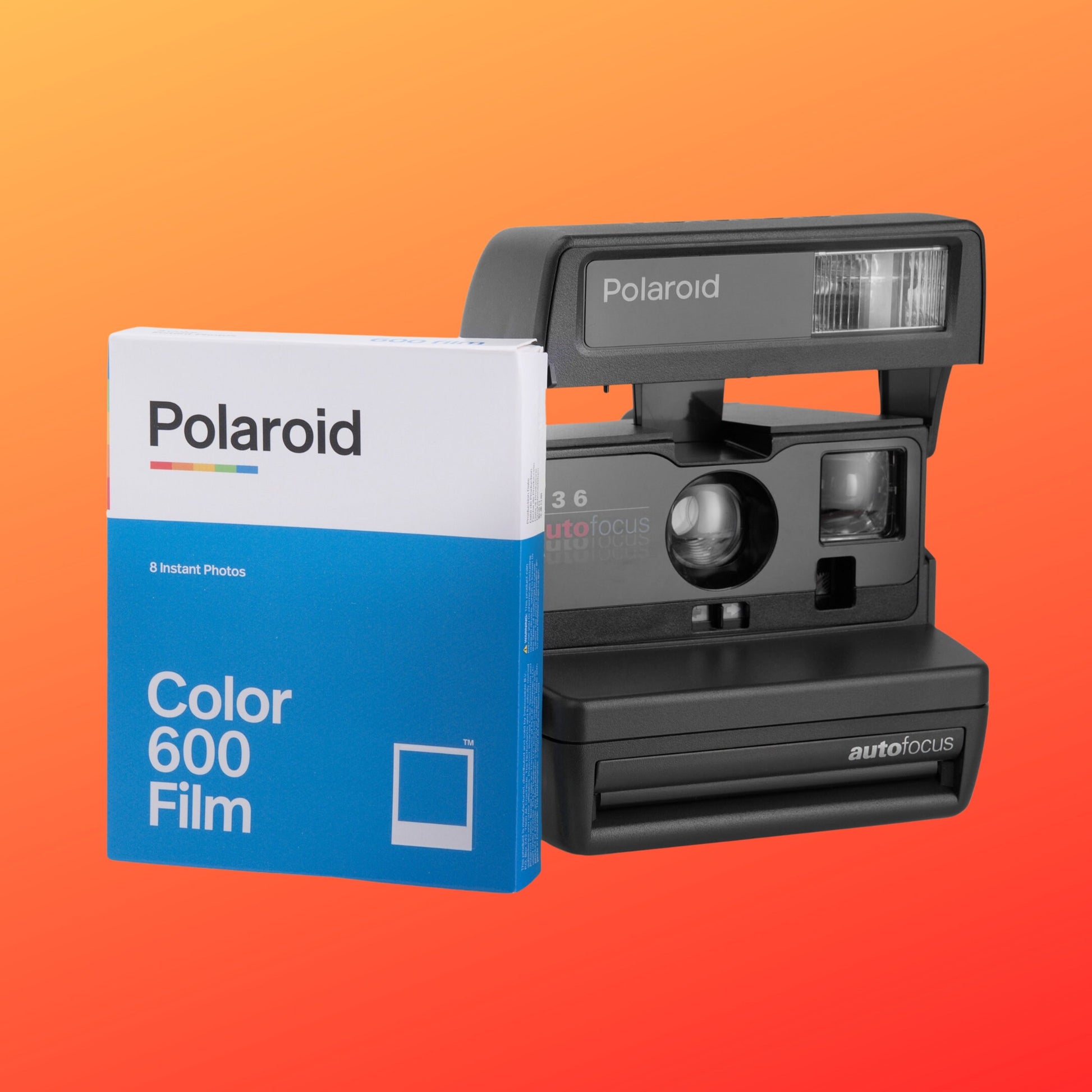 Polaroid Camera 636 Autofocus, Perfect Gift Film Camera, Film Camera for Beginners - Vintage Polaroid Instant Cameras