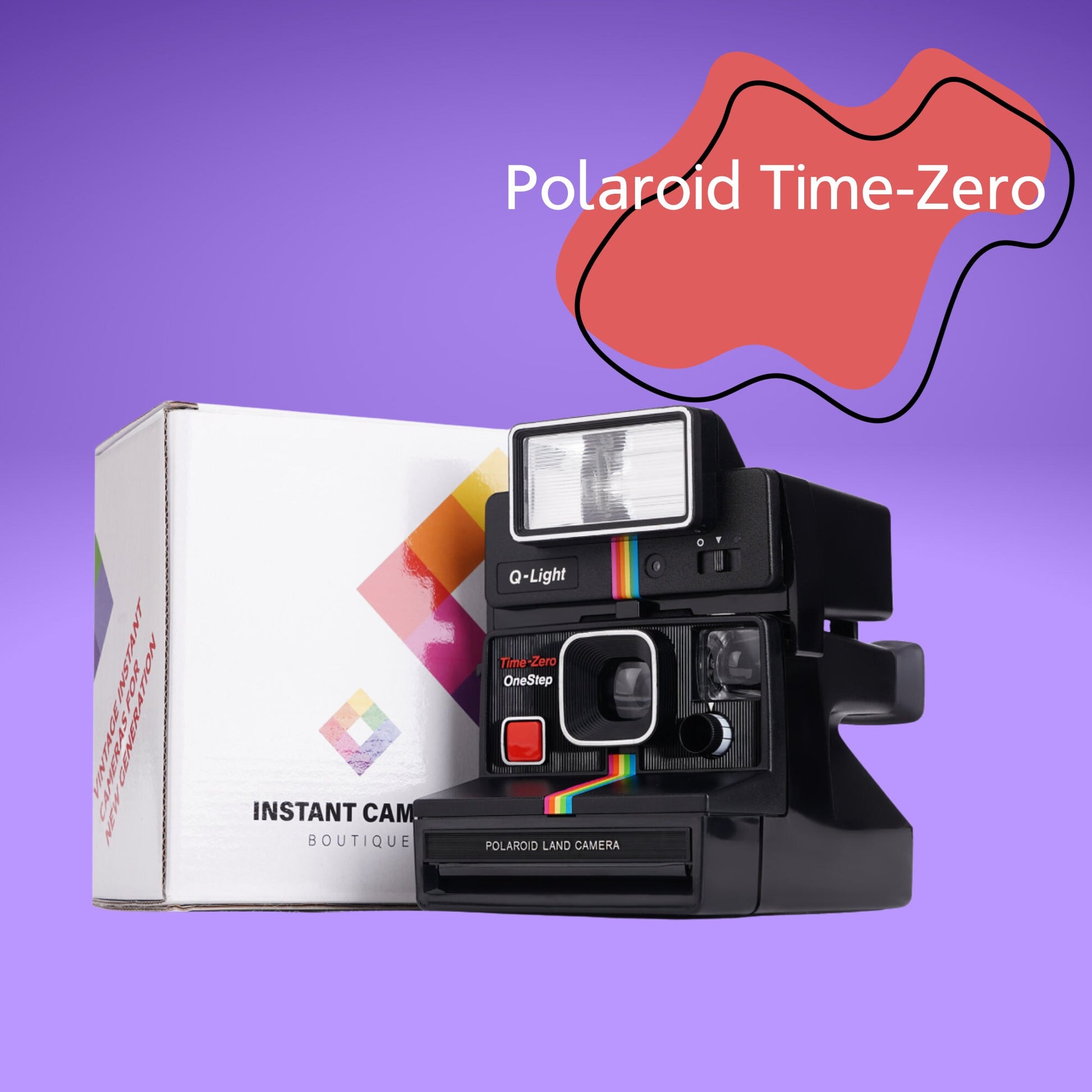 Polaroid Camera Time Zero One Step, Perfectly Wroking Instant Camera, Vintage Camera - Vintage Polaroid Instant Cameras