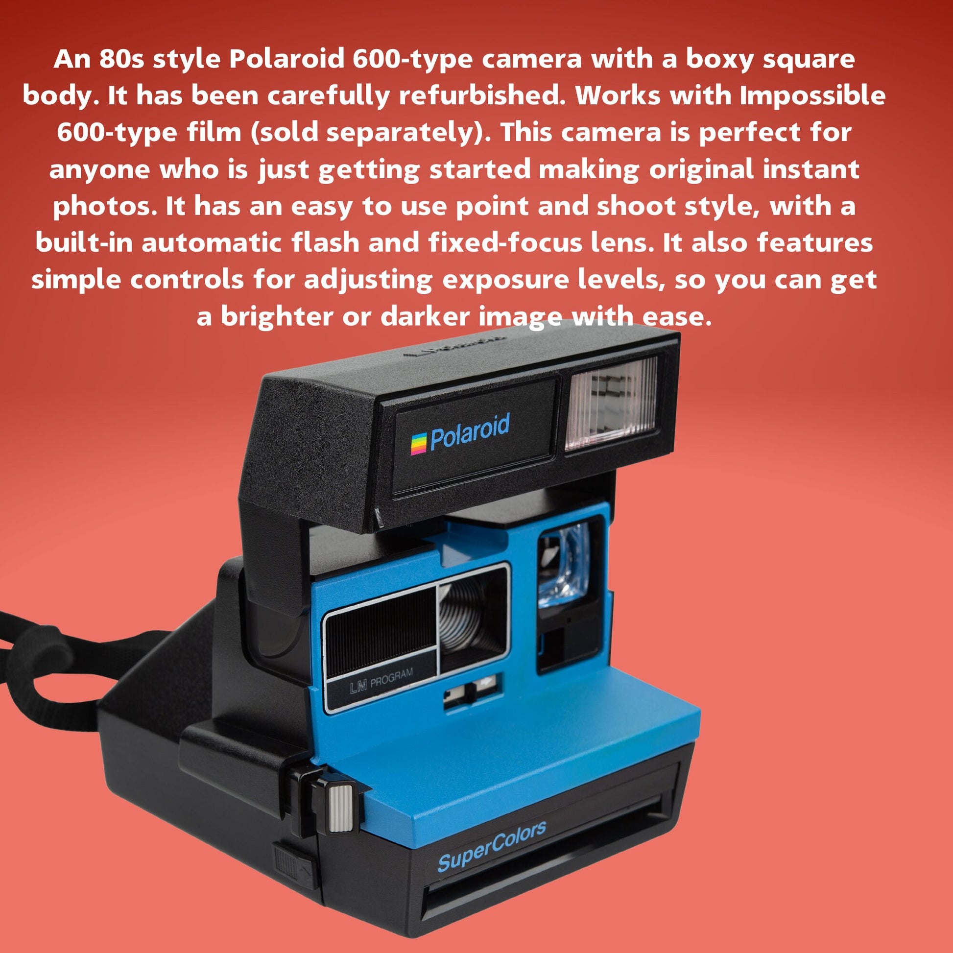 Vintage Polaroid Camera, Old Instant Camera, Pefect Instant Camera for Beginner - Vintage Polaroid Instant Cameras