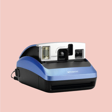 Polaroid One 600  Film Camera Blue POLAROID TYPE CAMERA - point and shoot - Film tested,Instant Camera