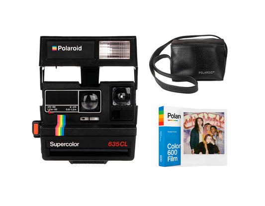 Набір старовинних фотоапаратів Polaroid - Polaroid 600, 635 CL, Supercolor - Колекція Instant Photography - Ретро-камери Instant