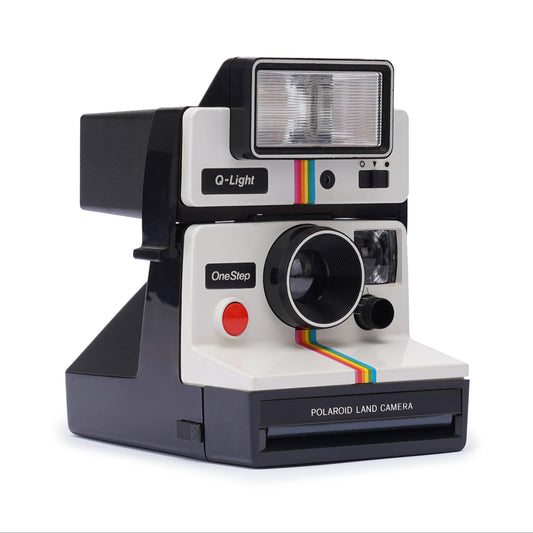 Vintage instant polaroid one step rainbow land camera