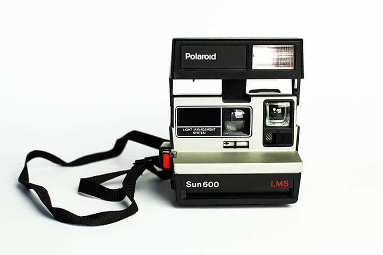 Polaroid Spirit 600 Grey Silver Instant Film Camera Vintage Polaroid