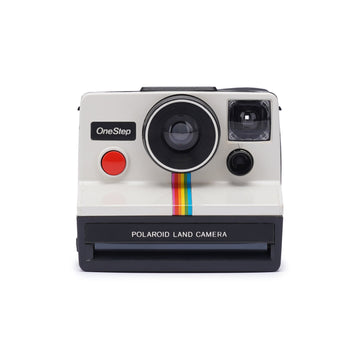 Vintage Polaroid SX-70 Land Camera One Step 1000 - White Rainbow