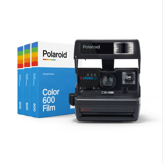 Старовинний фотоапарат Polaroid One Step Close для миттєвої плівки + три плівки