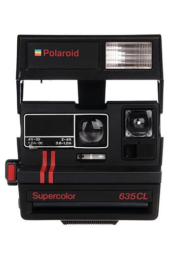 Vintage Camera Polaroid 635 CL Supercolor Vintage Camera Ultra Rare Made in USSR Red Stripes