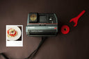 Vintage Polaroid Impulse Portrait Sofortbildkamera, Autofokus AF, klassische Sofortbildkamera, Retro Polaroid 600, altmodische Sofortbildfotografie