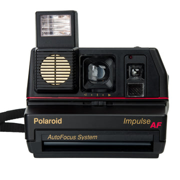 Polaroid Impulse AutoFocus AF Black Instant Camera – Vintage 600 Film Camera – Tested & Working – Retro Photography – Autofocus & Built-in Flash