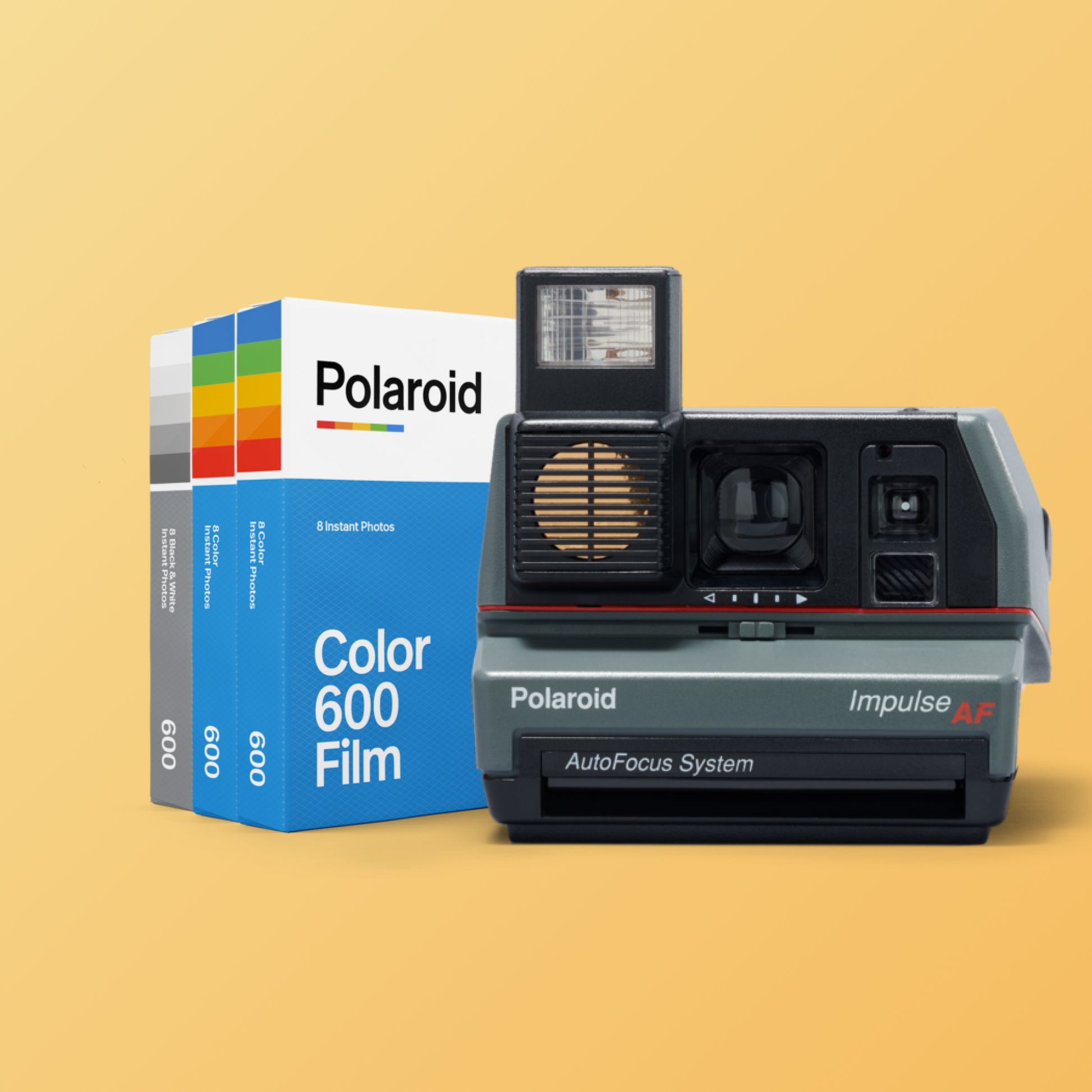 Polaroid Impulse Portrait Instant Film Camera – Vintage 600 Type Autofocus AF – Retro Old Fashioned Polaroid for Collectors & Photography Lovers - Vintage Polaroid Instant Cameras