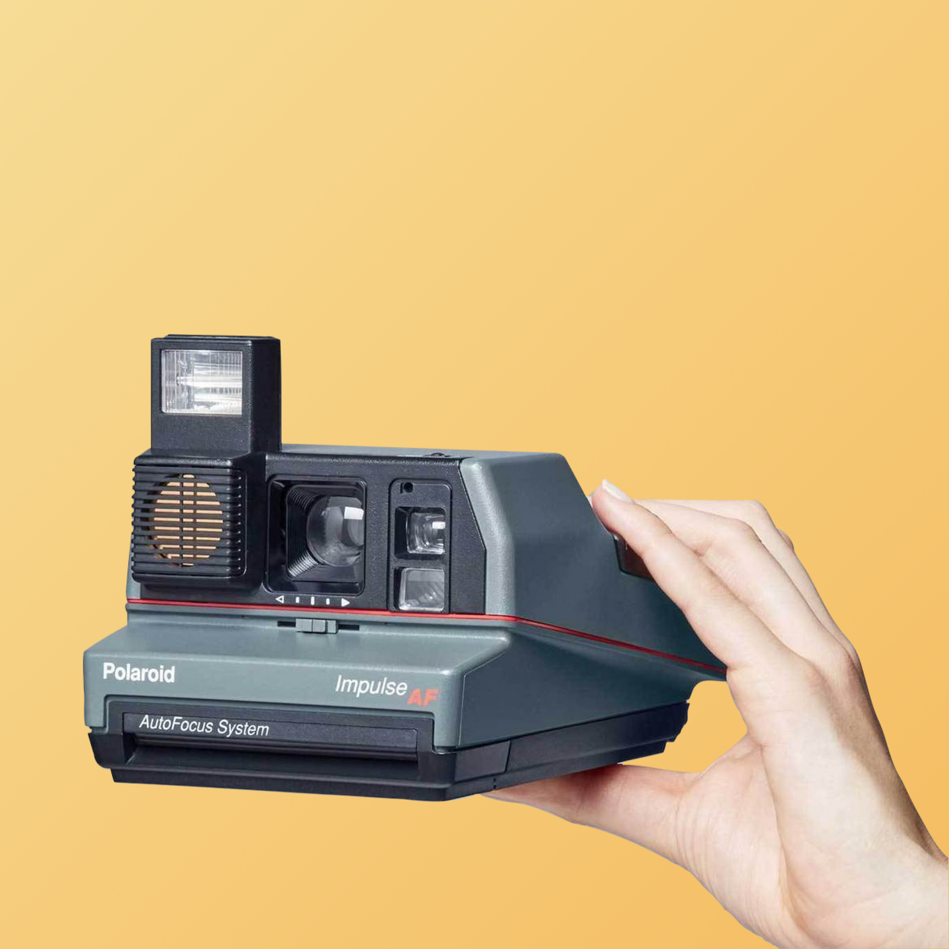 Polaroid Impulse Portrait Instant Film Camera – Vintage 600 Type Autofocus AF – Retro Old Fashioned Polaroid for Collectors & Photography Lovers - Vintage Polaroid Instant Cameras