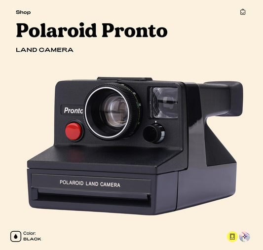 Vintage polaroid sx-70 pronto land camera | classic instant film camera for sx-70 film | retro photography gift | 1970s collectible