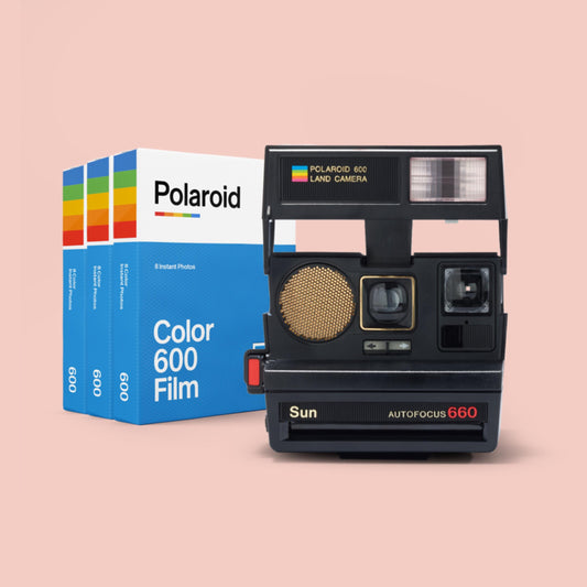 Polaroid 660 Sonar Autofocus Camera | Vintage 600 Type Instant Film Camera | Tested & Working | Retro Polaroid Birthday Gift Idea