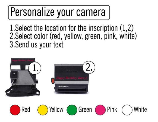 Custom polaroid rainbow 635 supercolor, polaroid 600 type, vintage camera, instant camera , photographer gift