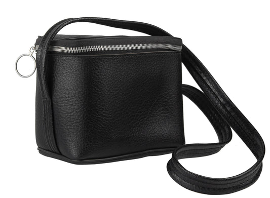 Schwarze Polaroid Kameratasche, Original POLAROID 600 Typ, Vintage Ledertasche, Schutzhülle für Sofortbildkamera