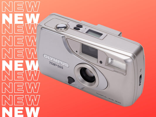 Olympus trip 505 vintage 35mm film camera, point & shoot, fully tested  working, retro compact photography