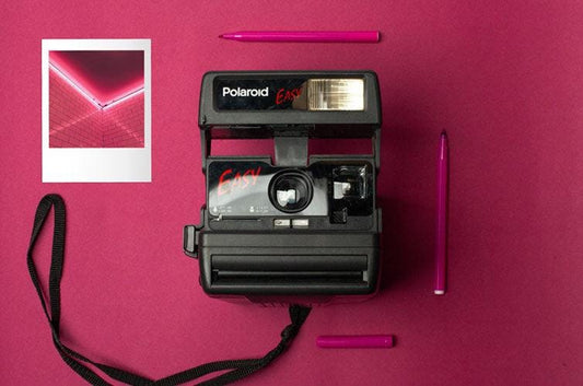 Instant film camera polaroid 600 easy edition | vintage original instant photos | refurbished & fully