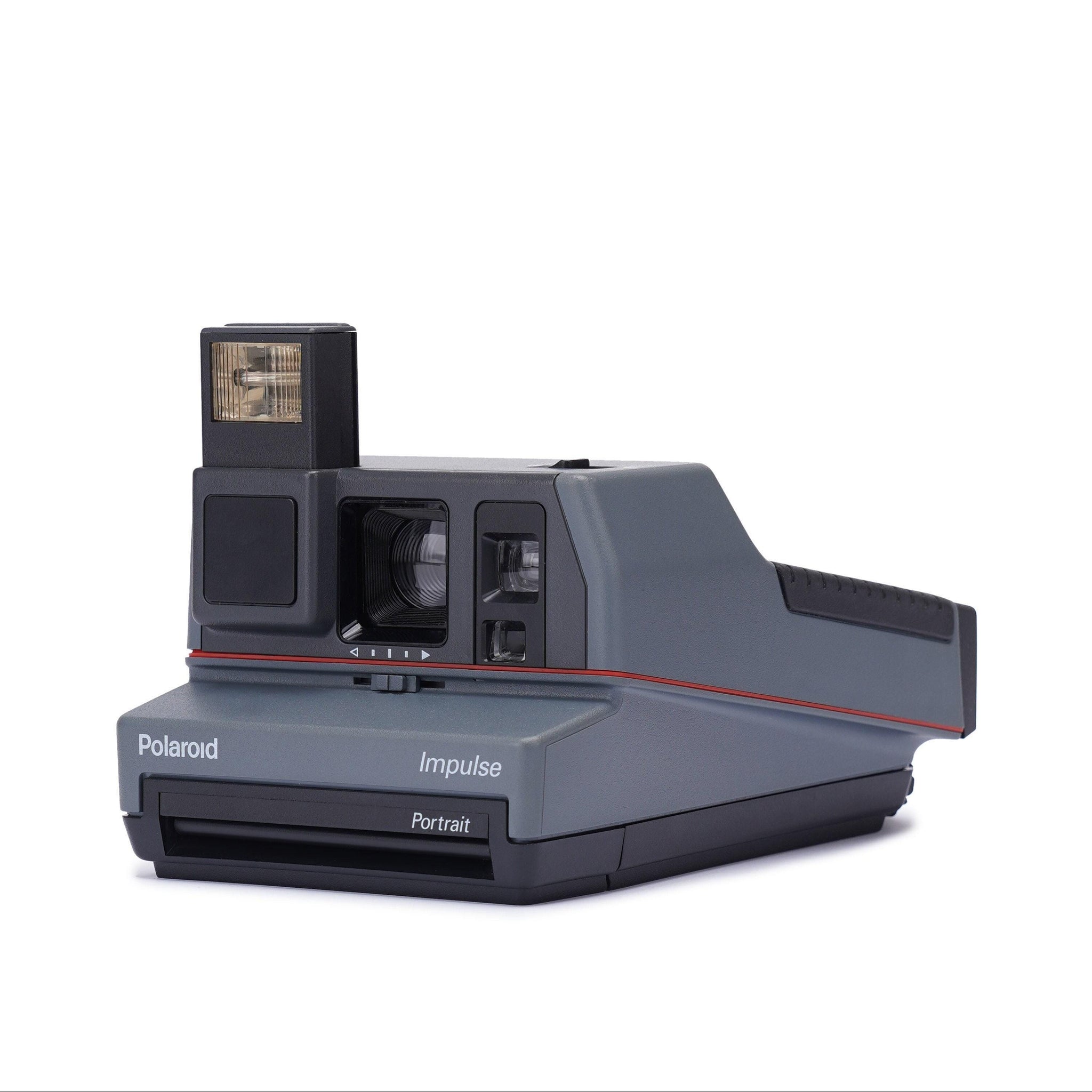 Polaroid impulse grey instant film camera – vintage classic for 600-type film | perfect for collectors & instant photography enthusiasts