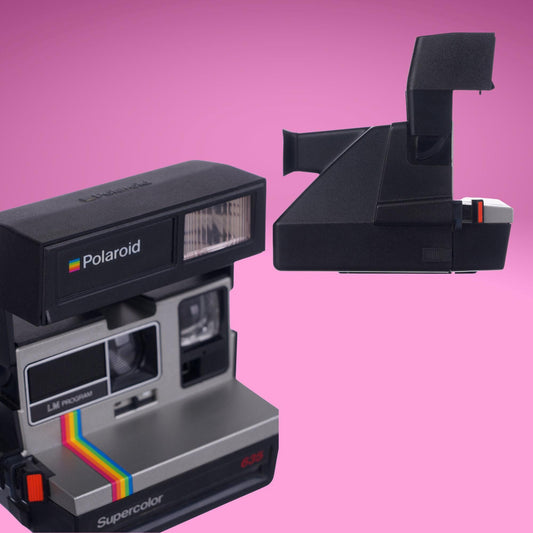 Миттєва камера Polaroid Supercolor 635CL – відремонтована вінтажна камера 80-х, миттєві фотографії, культовий дизайн