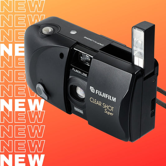 Fujifilm clearshot super vintage film camera – fully functional, classic point-and-shoot for nostalgic photography lovers