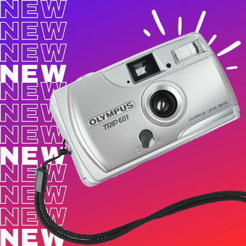 New! olympus trip 601 vintage film camera – fully functional & perfect for photography enthusiasts