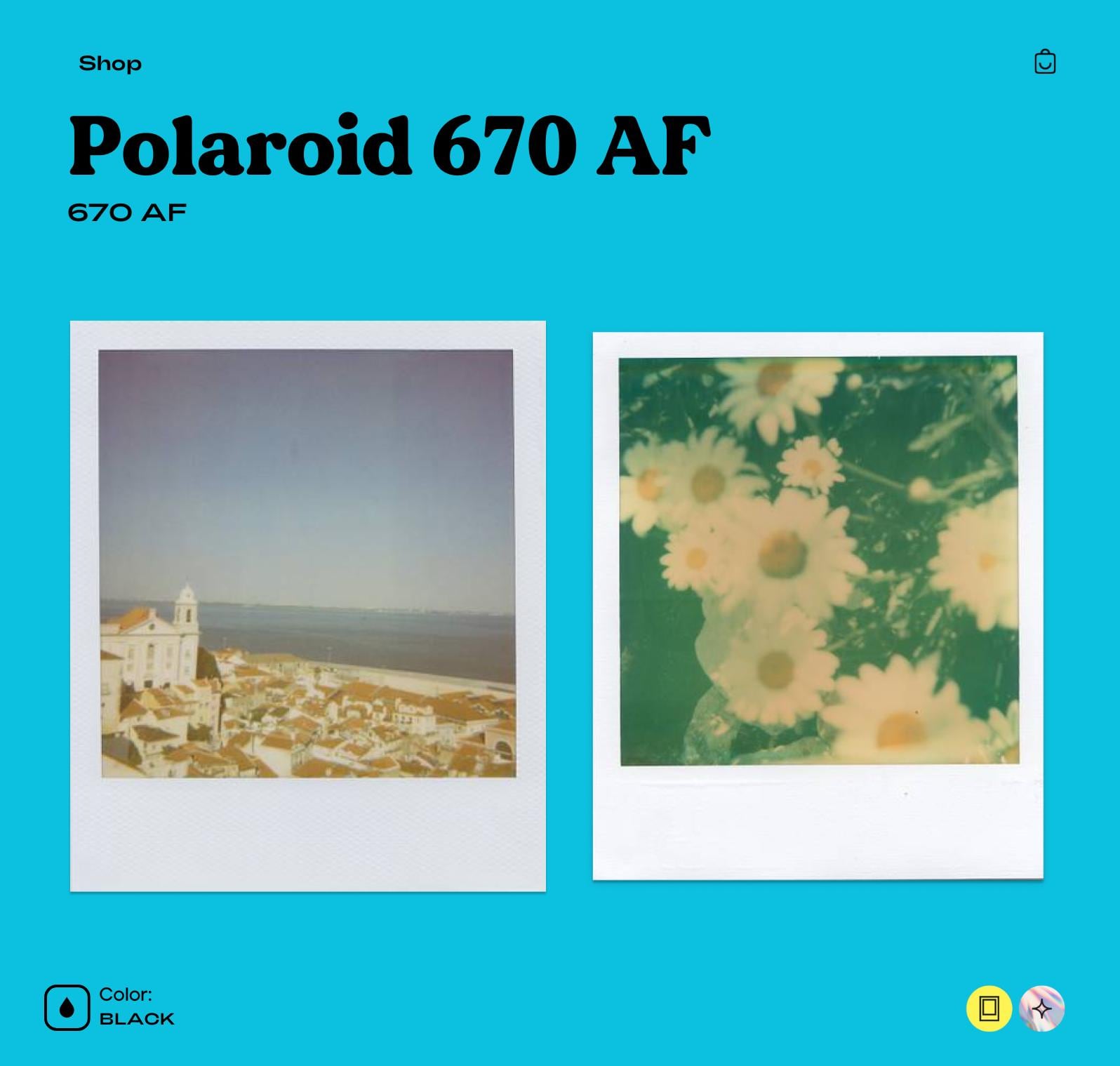 Vintage Polaroid 670 Instant Camera | Sonar Autofocus SX-70 Model | 600 Film Compatible | Retro Foldable Polaroid Camera - Vintage Polaroid Instant Cameras