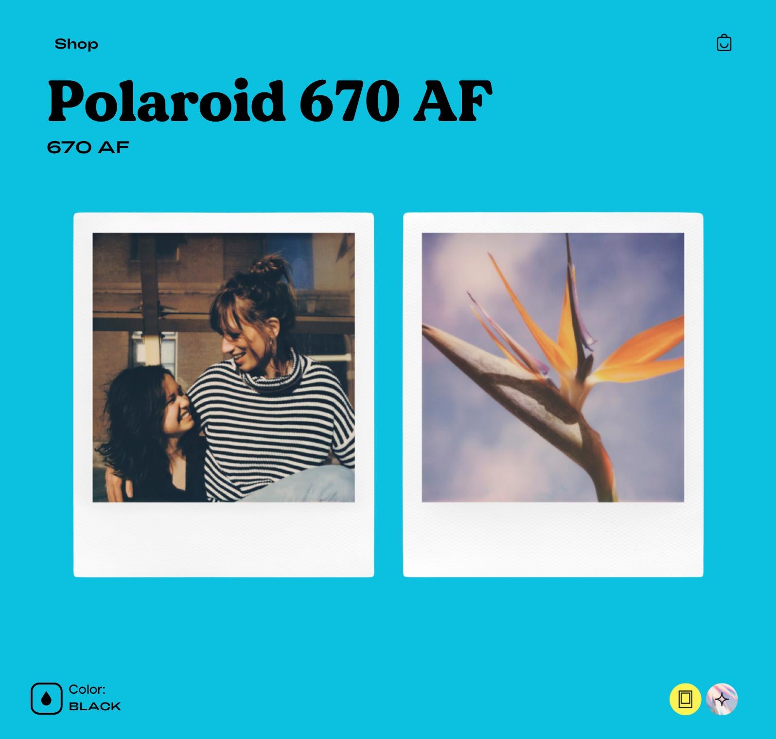 Vintage Polaroid 670 Instant Camera | Sonar Autofocus SX-70 Model | 600 Film Compatible | Retro Foldable Polaroid Camera - Vintage Polaroid Instant Cameras