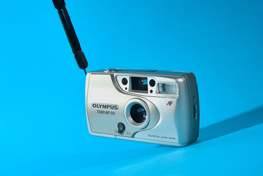 Старовинний фотоапарат Olympus Trip AF50, «Наведи та знімай», робочий 35-мм плівковий фотоапарат, автофокус зі спалахом, компактна ретро-камера