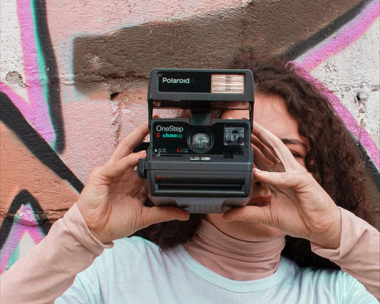 Custom polaroid 636 camera | personalized instant film camera | vintage 600 film camera | unique gift with custom text or name printing