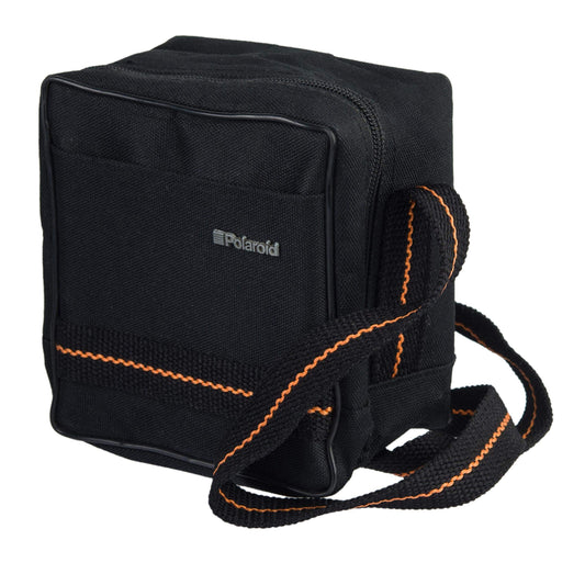 Black polaroid camera bag,polaroid 600, original polaroid, birthday gift, photographer gift, vintage bag, fabric bag