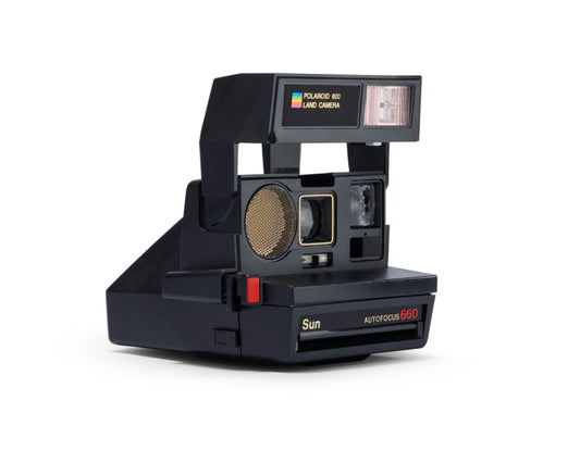 Polaroid 600 type land camera sonar autofocus 660 - vintage instant film analog camera - birthday gift - retro photography -vintage polaroid