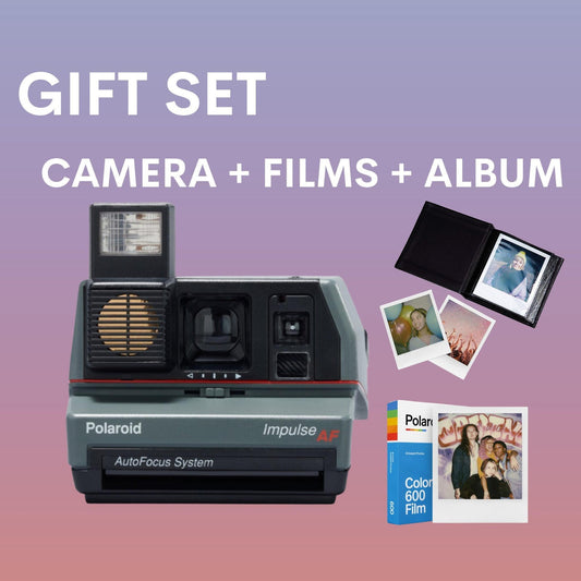 Polaroid impulse portrait camera, gift polaroid camera, vintage polaroid with