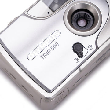 Olympus trip 500 vintage 35mm film camera – tested & working – point  shoot - Vintage Polaroid Instant Cameras