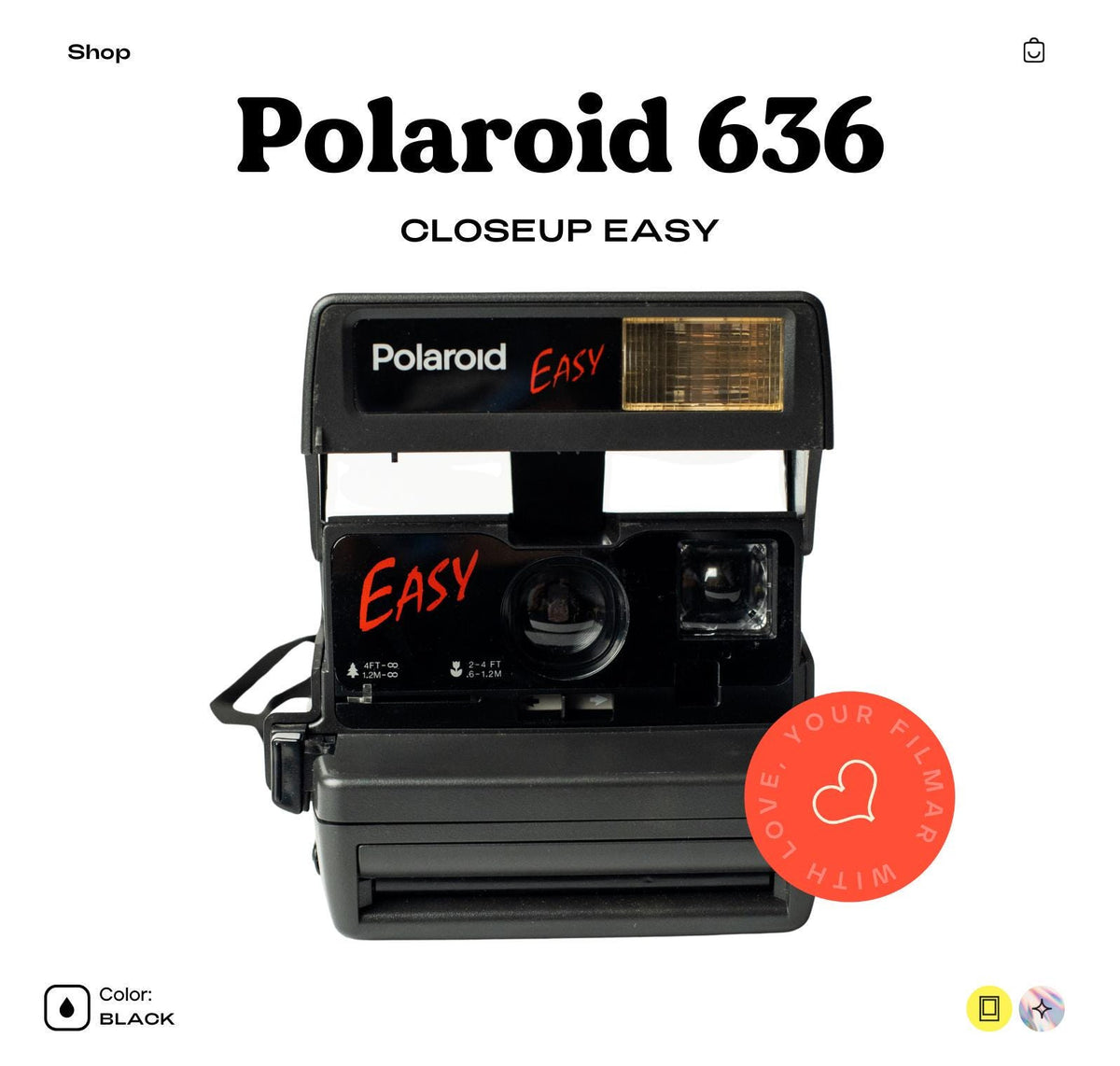 Polaroid 600 One Step Family Edition Instant Camera - Vintage, Tested and Working - Vintage Polaroid Instant Cameras
