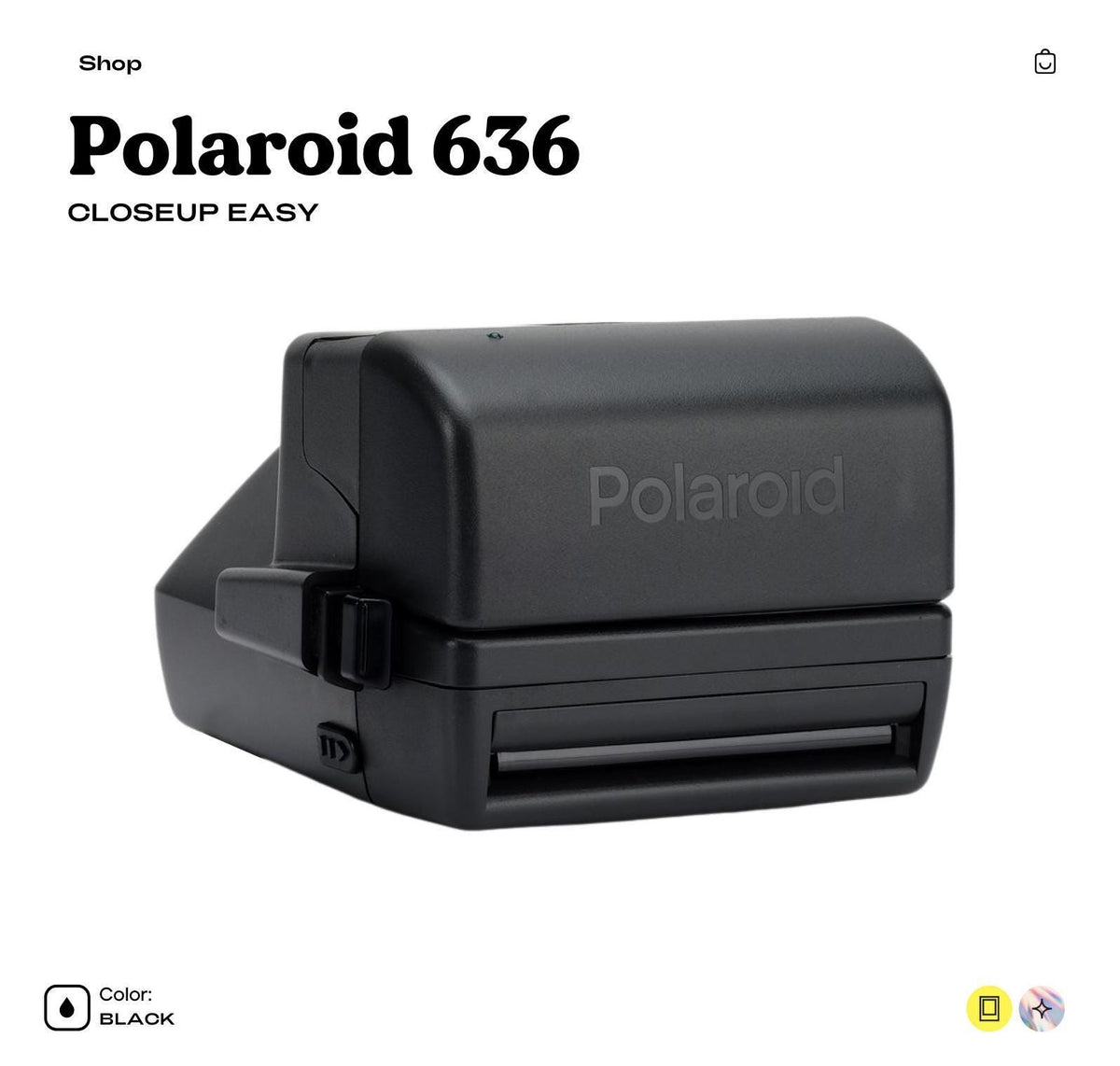 Polaroid 600 One Step Family Edition Instant Camera - Vintage, Tested and Working - Vintage Polaroid Instant Cameras