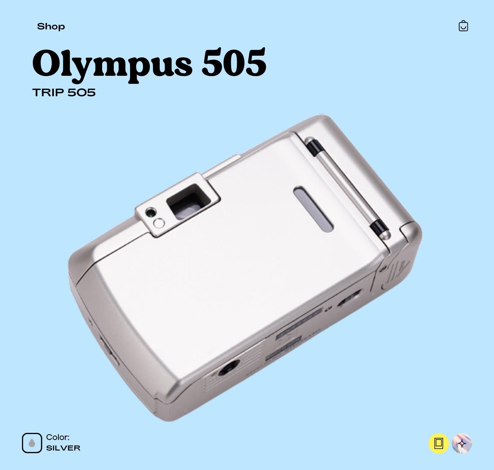 Olympus Trip 505 Silver | Compact 35mm Film Camera | Point and Shoot | Tested  Working | Vintage Camera | Film Photography Gift - Vintage Polaroid Instant Cameras