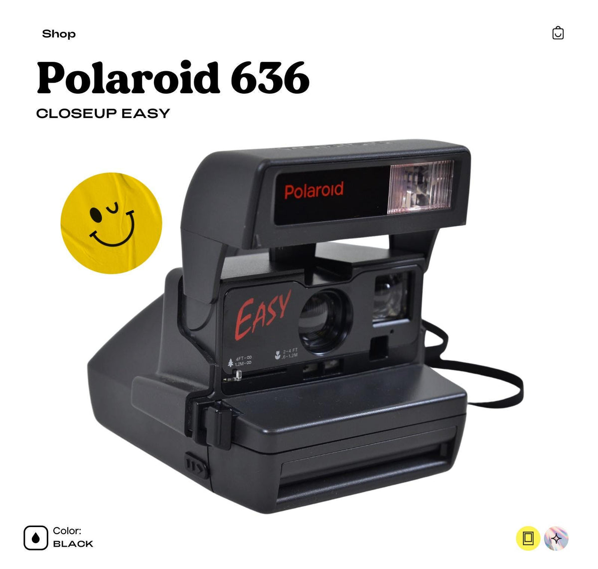 Polaroid 600 One Step Family Edition Instant Camera - Vintage, Tested and Working - Vintage Polaroid Instant Cameras