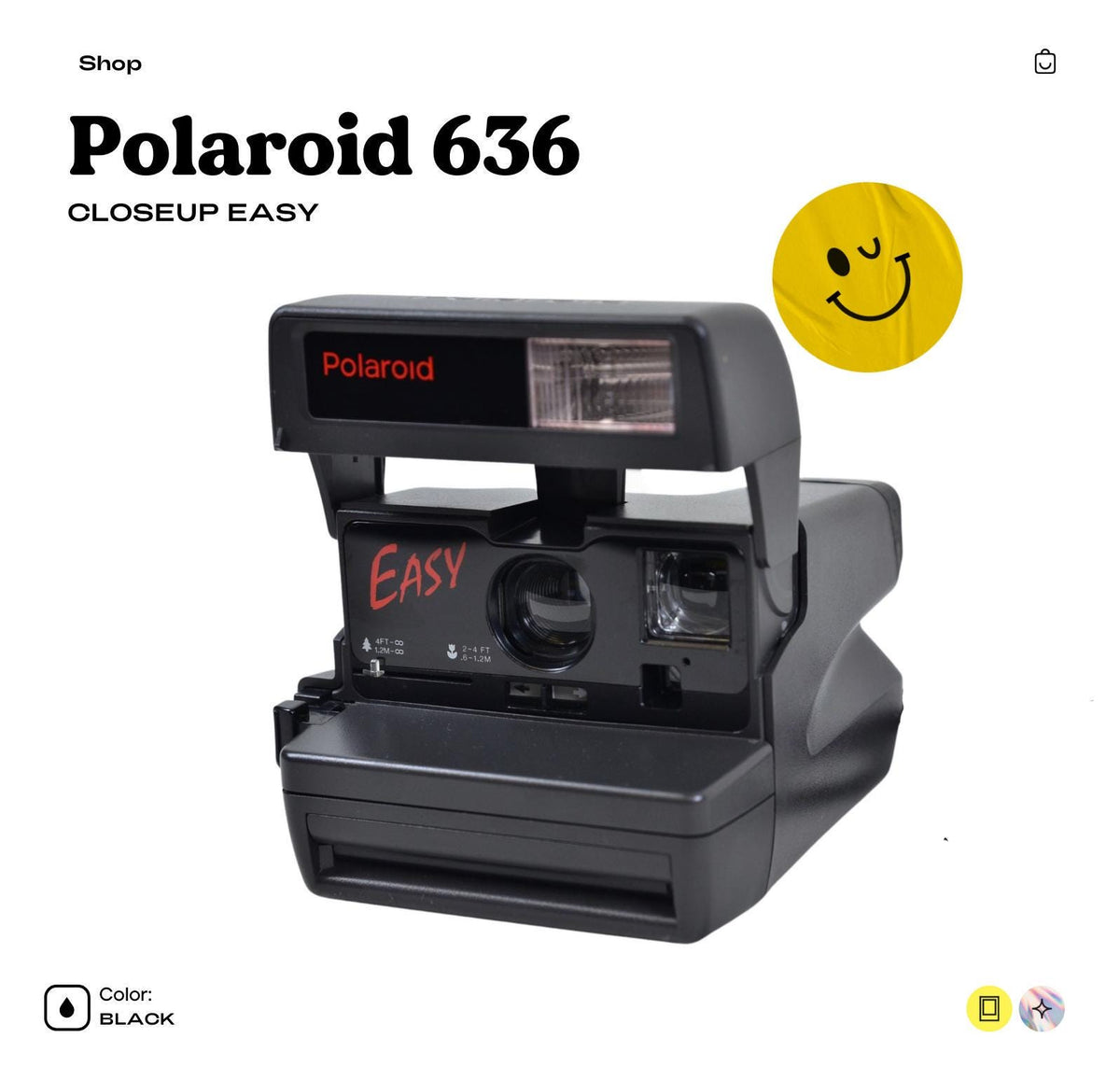 Polaroid 600 One Step Family Edition Instant Camera - Vintage, Tested and Working - Vintage Polaroid Instant Cameras