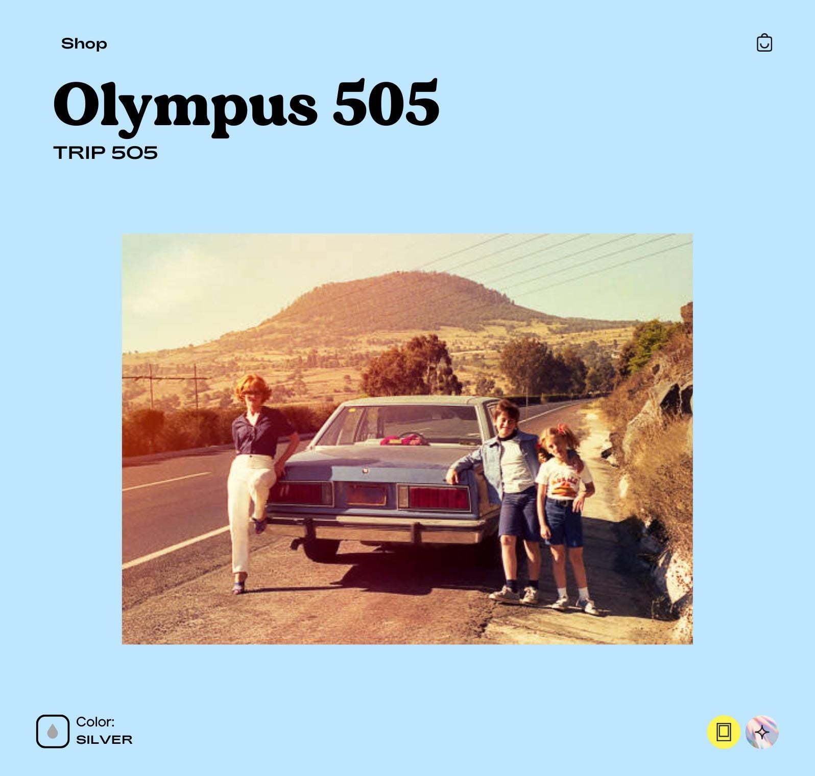 Olympus Trip 505 Silver | Compact 35mm Film Camera | Point and Shoot | Tested  Working | Vintage Camera | Film Photography Gift - Vintage Polaroid Instant Cameras