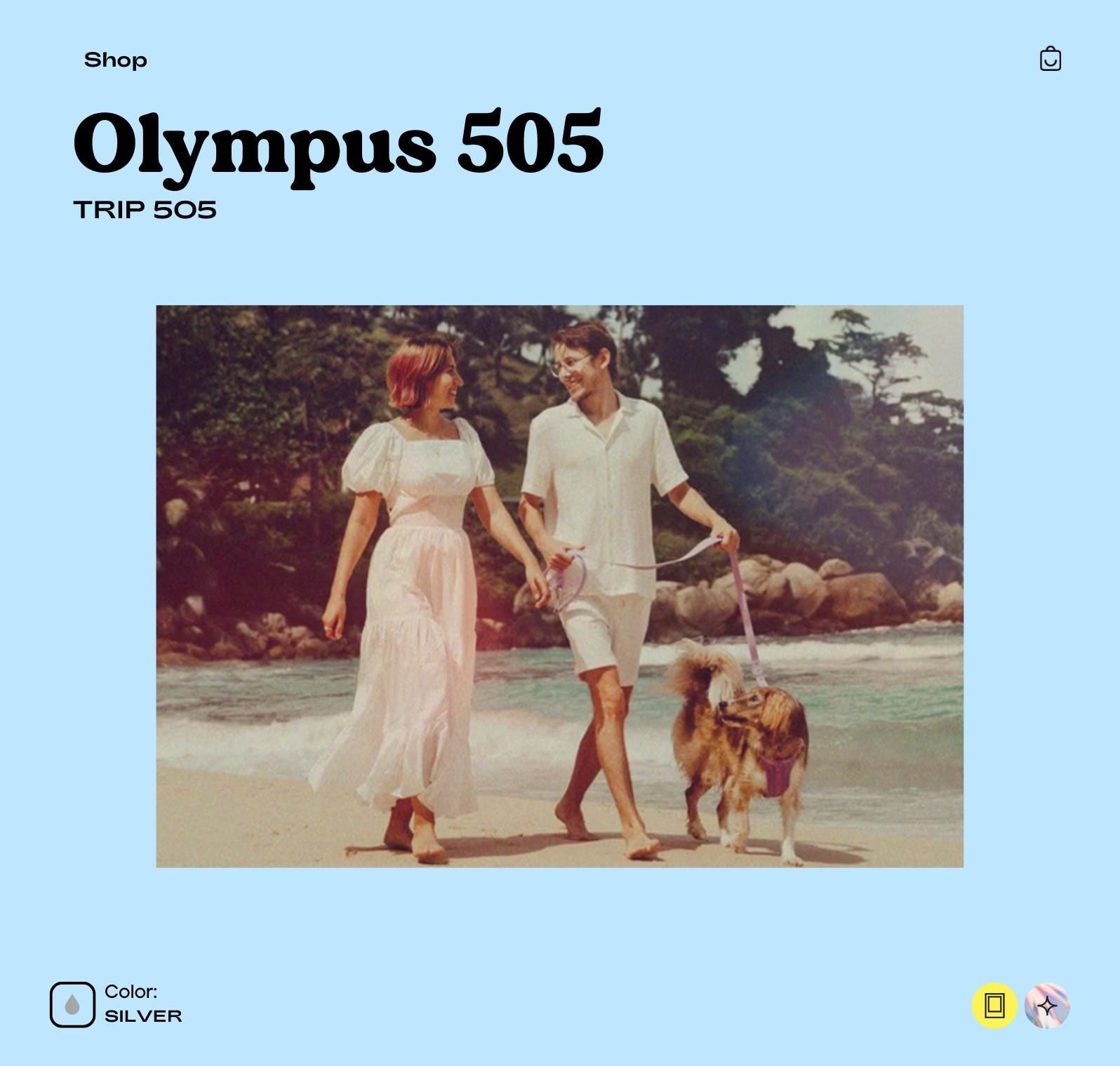 Olympus Trip 505 Silver | Compact 35mm Film Camera | Point and Shoot | Tested  Working | Vintage Camera | Film Photography Gift - Vintage Polaroid Instant Cameras