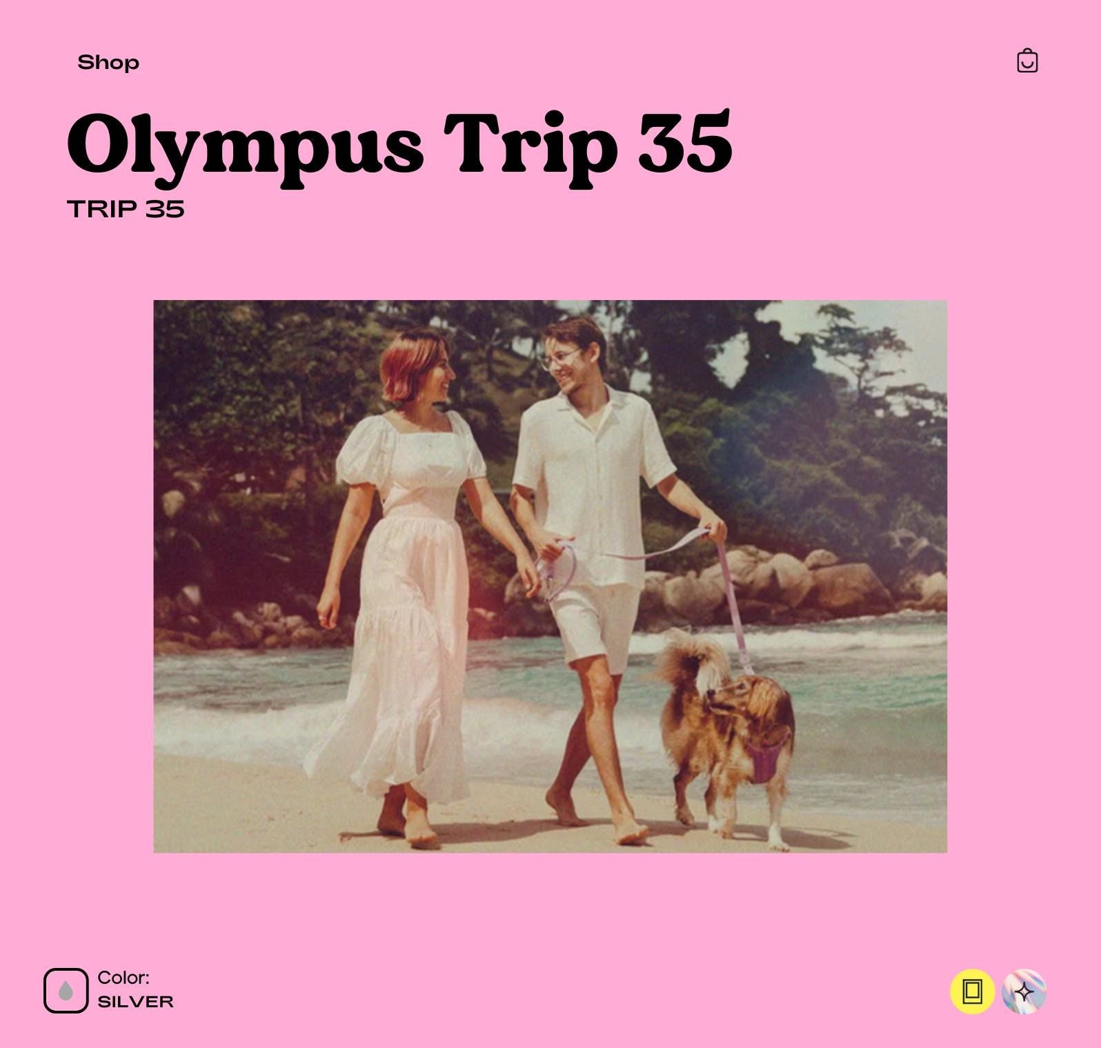 Olympus Trip 35 35mm Film Camera | Zone Focus | Vintage Point and Shoot | Tested  Working | Retro Travel Camera | Film Gift - Vintage Polaroid Instant Cameras