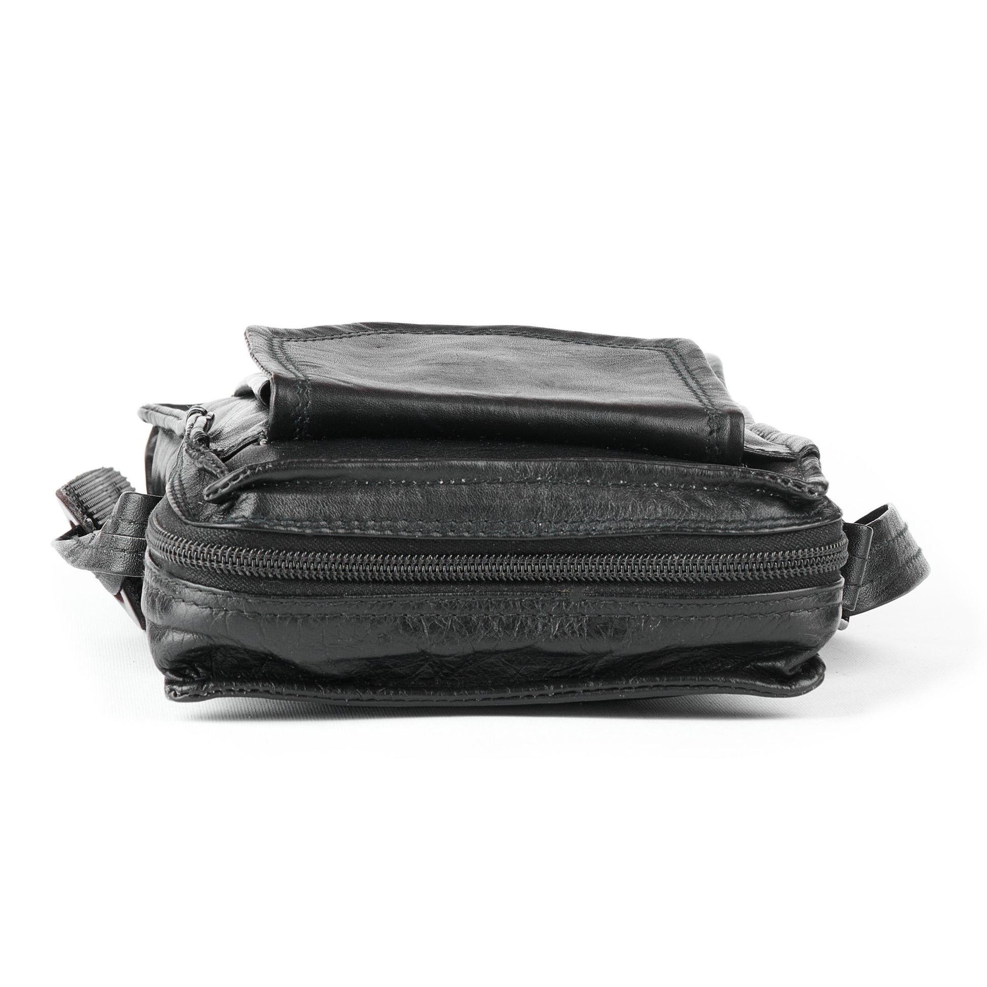 Vintage black leather polaroid bar for sx-70 | stylish and durable camera accessory - Vintage Polaroid Instant Cameras