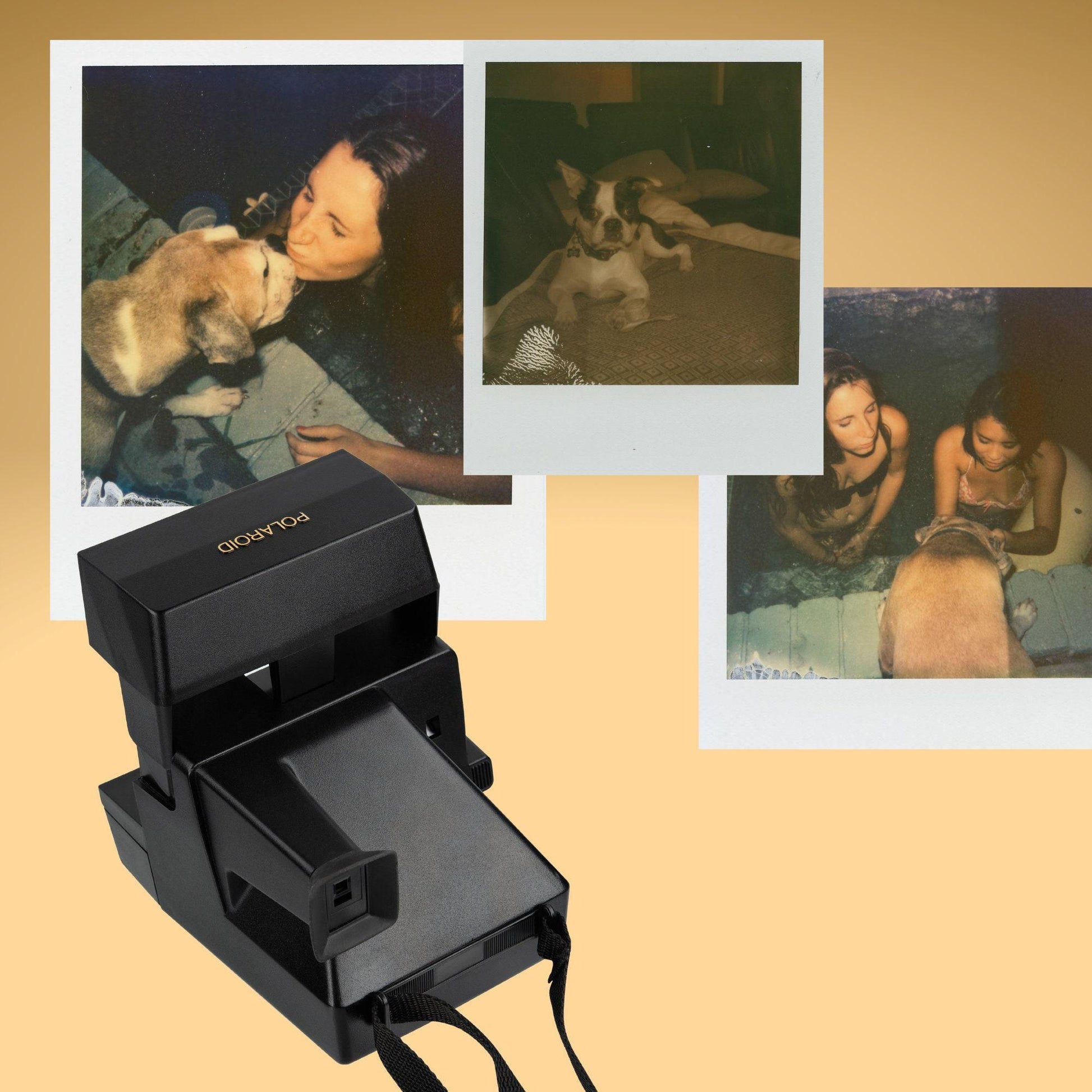 Polaroid 600 type land camera sonar autofocus 660 - vintage instant film analog camera - Vintage Polaroid Instant Cameras