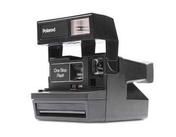 Polaroid onestep flash instant camera, vintage polaroid 600 series, fully refurbished, classic instant photography camera - Vintage Polaroid Instant Cameras