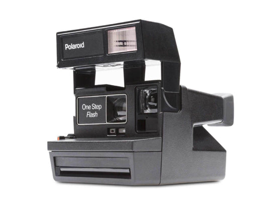 Polaroid onestep flash instant camera, vintage polaroid 600 series, fully refurbished, classic instant photography camera