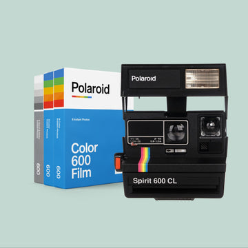 Custom polaroid onestep red stripe | vintage 600 instant film camera | point  shoot | retro photography gift | tested  working - Vintage Polaroid Instant Cameras