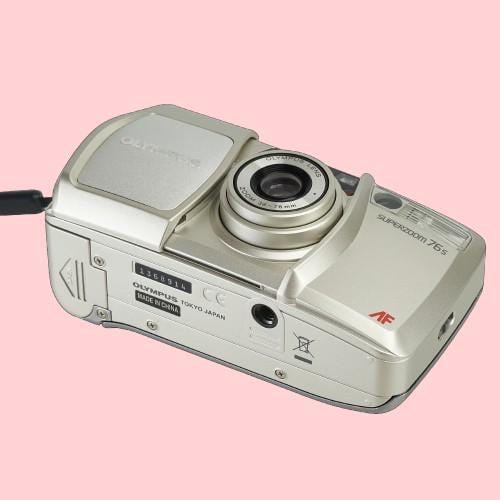 Olympus 76s 35mm zoom film camera | tested vintage point & shoot | classic analog compact camera for retro photography - Vintage Polaroid Instant Cameras