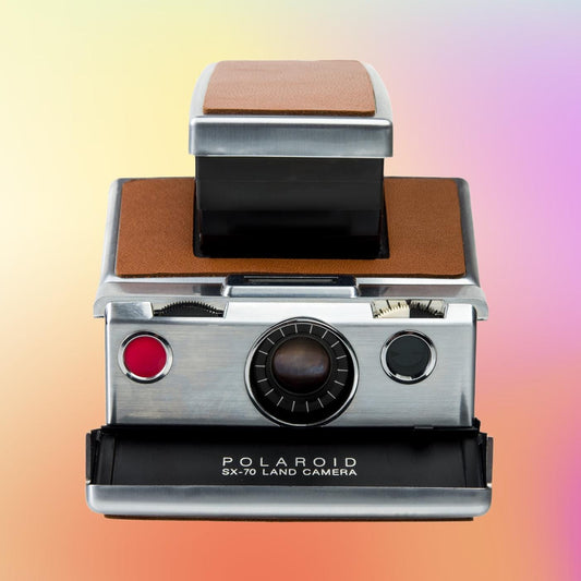 Refurbished Polaroid SX-70 Instant Film Camera  Bluetooth Glass Lens Upgraded PCB Works with SX-70  600 Film