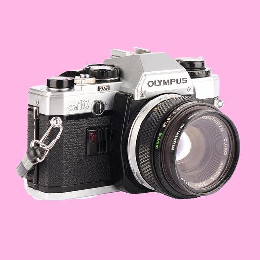Olympus om-10 35mm slr film camera | vintage manual camera | tested  working | classic analog camera | gift for photographer